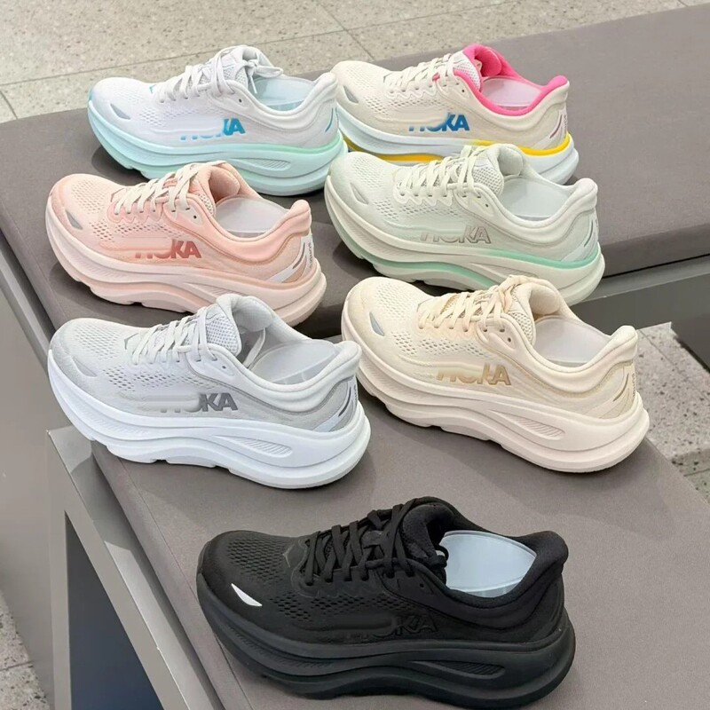 Cross-border original Hoka HK BONDI 9 casual versatile breathable mesh sports running shoes for men and women Cross-border original Hoka HK BONDI 9 casual versatile breathable mesh sports running shoes for men and women