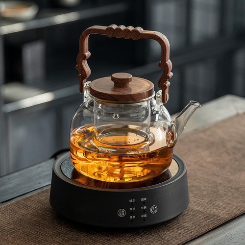 Household small silent electric ceramic stove tea stove Light wave electric ceramic tea stove steaming tea tea set Kungfu tea set accessories