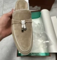 Sand Half-Slip with White Trim