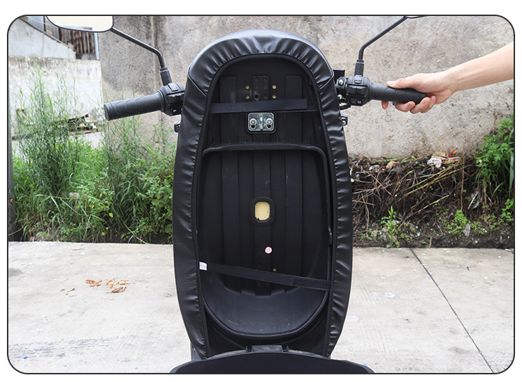 Electric Car Cushion Cover Sunscreen Waterproof Cushion Motorcycle Seat Cover Thickened Leather Battery Car Cushion Cover All-inclusive Cover