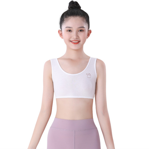 Girls underwear summer children's underwear developmental period primary school girls 6 to 12 years old girls vest stage one