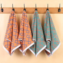 毛巾批发纯棉色织32股加厚洗脸面巾吸水柔软成人家用纯棉毛巾批发