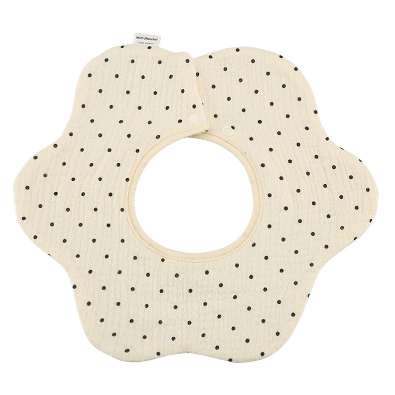 Babero de Pétalos de Gasa para Bebé de Gasa de Algodón, Transpirable, Absorbente de Agua, para Bebés image 189