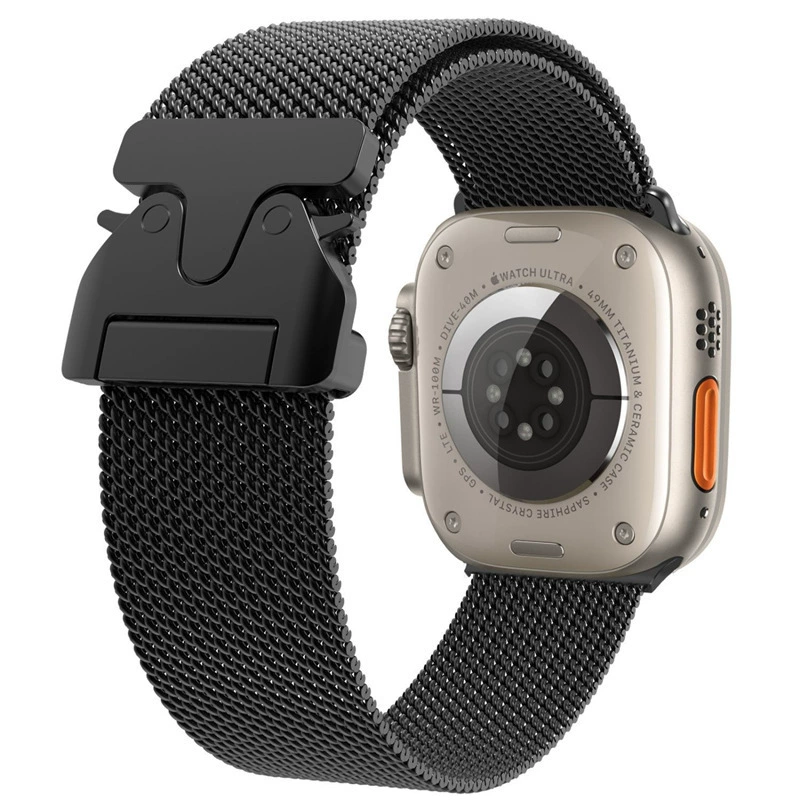 Подходит для Apple Watch S10 Milanese, новый ударопрочный ремешок S987 из нержавеющей стали Ultra2