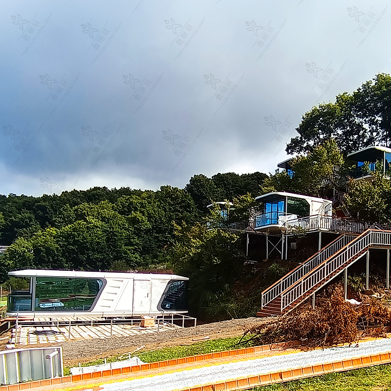 Turismo Agrícola Scenic Spot B & B planificación rural comercial camping espacio cápsula Hotel Móvil Sin cimientos cabina de aislamiento acústico image 1