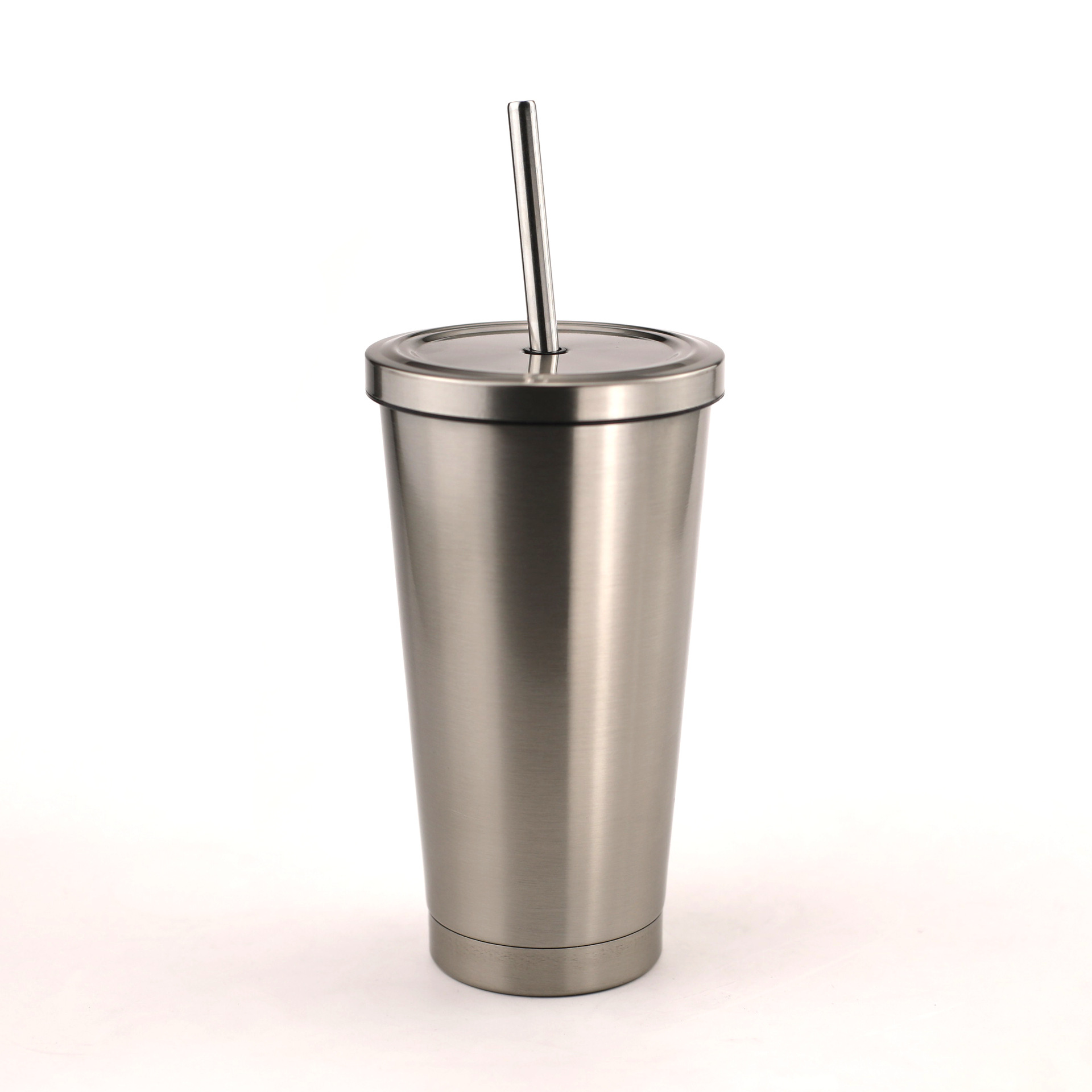 Venta caliente de Europa y América 20oz de acero inoxidable taza de coche creativo taza de café portátil 304 taza de paja taza de helado