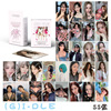 Hot Star Laser Card 55 BP Pink Ink GIDLE Ive Small Card Zhao Lusi Lomo Card Surrounding Lomo Card