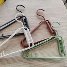 厂家多功能晾衣服学生宿舍衣撑衣架便携出差架子折叠衣架伸缩旅行