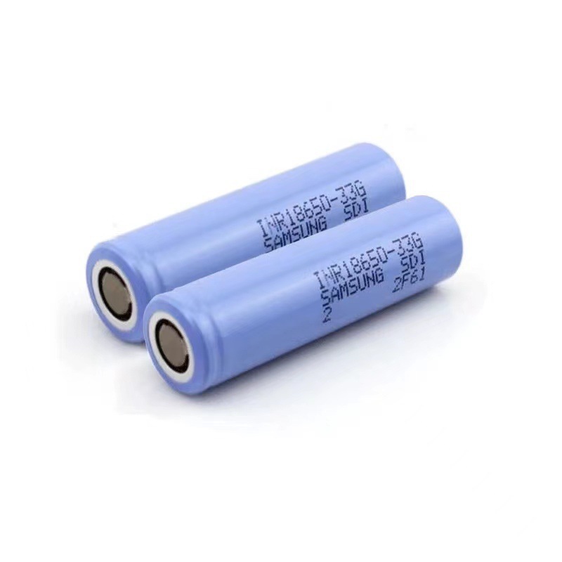 三星原厂INR18650-33G 33GT圆柱形锂离子电池3.6V 3300mAh 2C放电