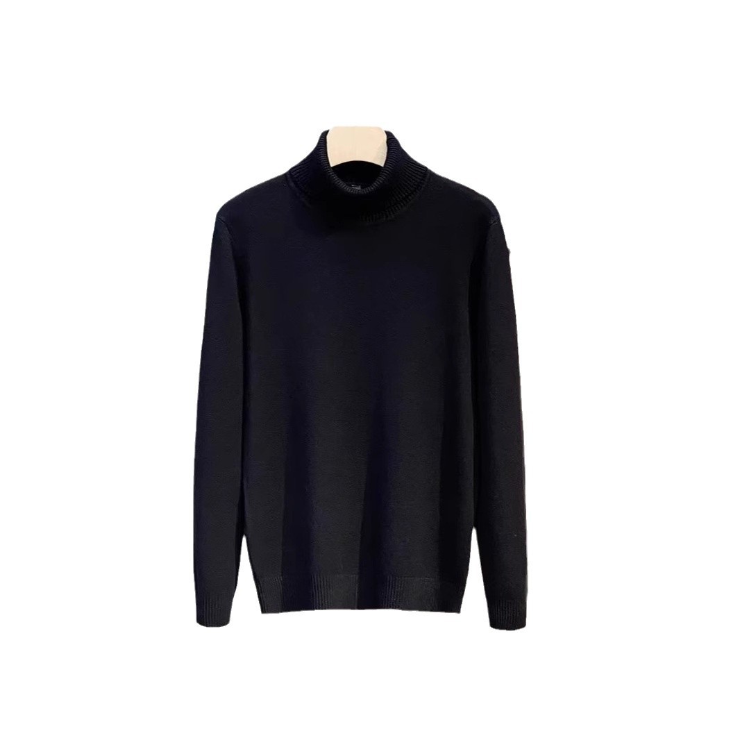 Demi-season solid color base Japanese trend knitted sweater for…