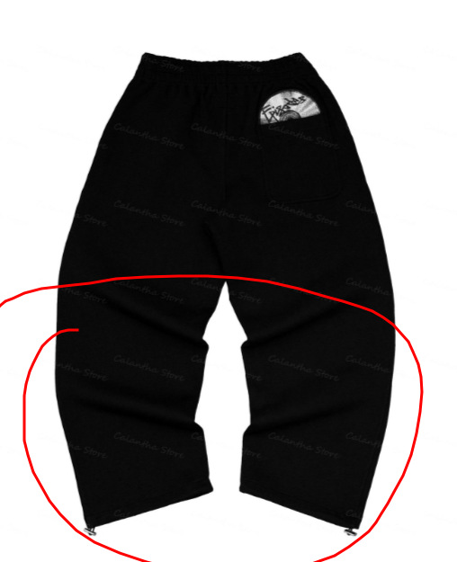 2309-2/블랙 자수 팬츠