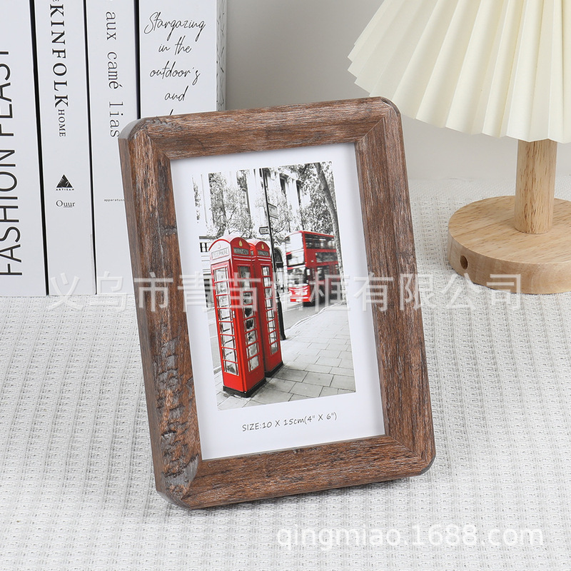 Qingmiao photo frame rounded corner decoration photo frame 6-inch 7-inch 10-inch retro rounded photo frame high-end simple photo frame M23 Qingmiao photo frame rounded corner decoration photo frame 6-inch 7-inch 10-inch retro rounded photo frame high-end simple photo frame M23