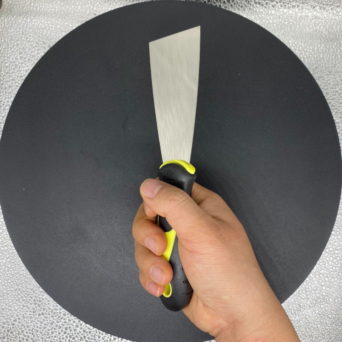 Fábrica de suministro directo de cuchillo de masticador de mango de dos colores 1.5 pulgadas 2 pulgadas espesa cuchilla de limpieza de acero inoxidable conjunto de herramientas de impresión 3D