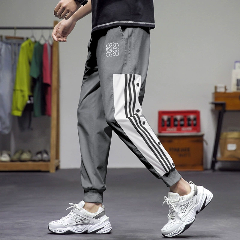 2021 весна и осень новые мужчины и женщины с той же корейской версией спортивных и повседневных брюк