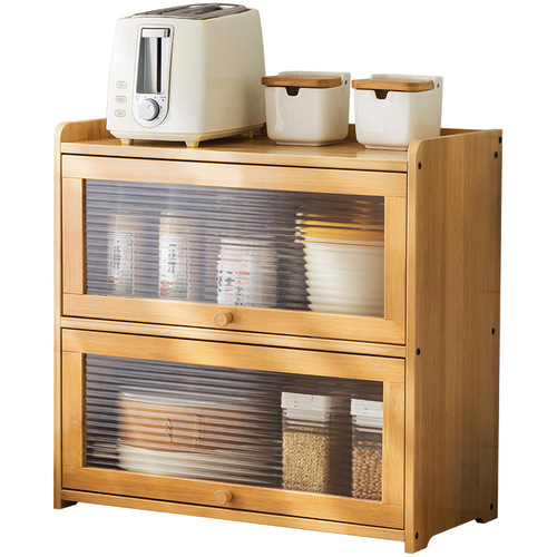 Kitchen racks, spices, dishes, storage racks, microwave countertops, multi-layer storage cabinets, household supplies