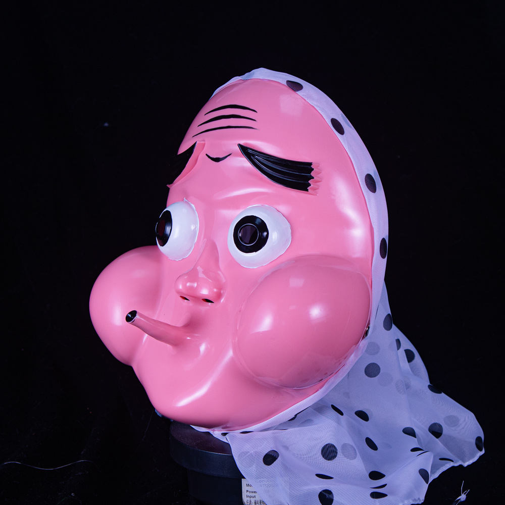 Simulación de baile de Halloween con pañuelo fantasma eliminación de cuchillos forjados de acero de la casa de la tumba de resina máscara de pegamento duro
