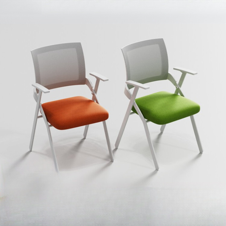 [Same Model as Hubei University of Science and Technology] Training Chair with Table Board, Stackable Training Table and Chair Set, Office Chair, Computer Chair, Conference Chair
