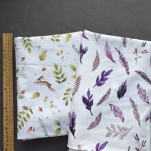 数码印花布 棉拉架数码印花 全棉针织布汗布