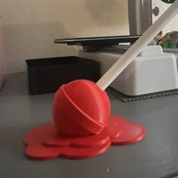 国境を越えた新しいMelted Lollipop Appleペンシルはロリポップリンゴ鉛筆スタンドを溶かす|undefined