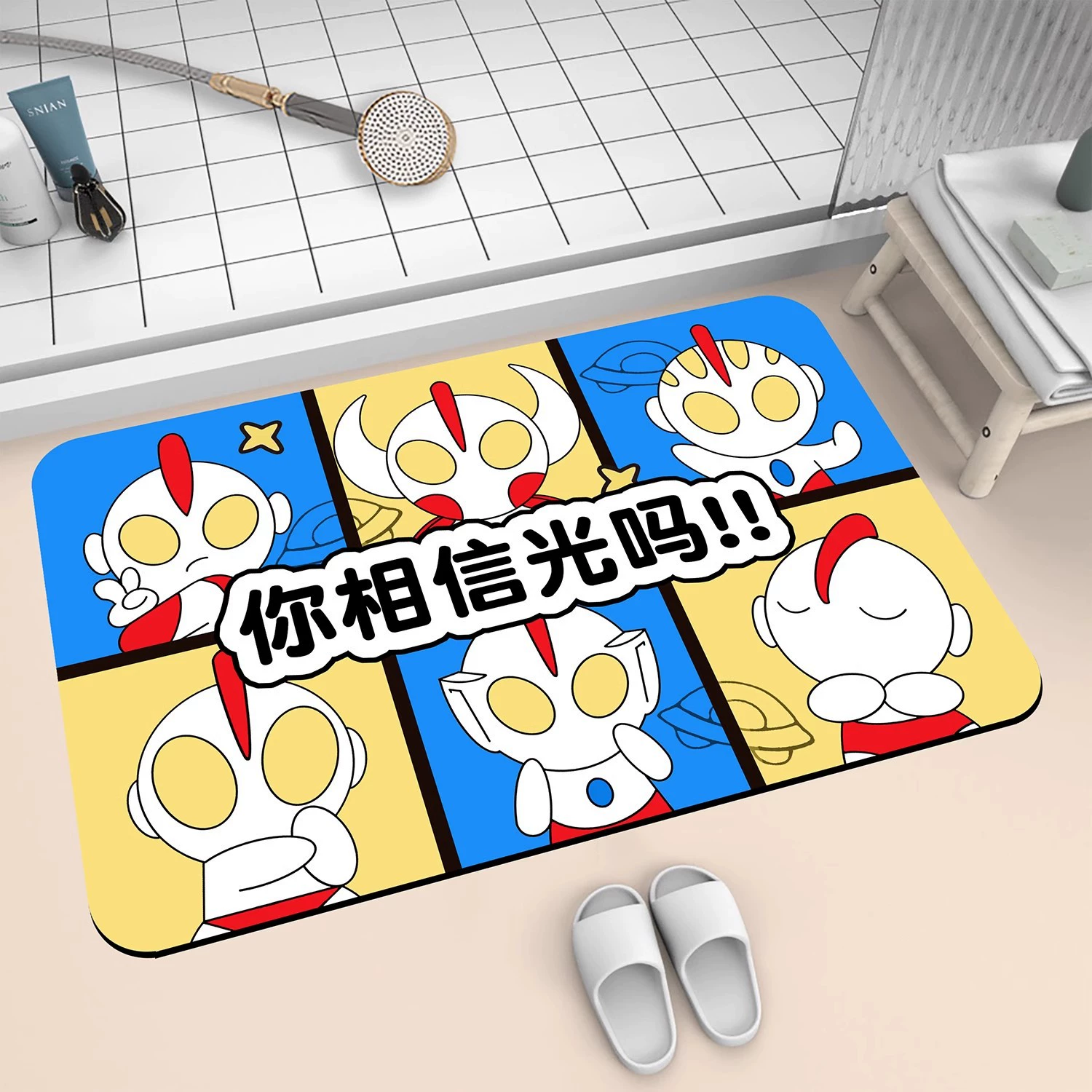 Этман мультфильм коврик для ванной комнаты диатомовая грязь Стиль Коврик входная дверь коврик бытовой ванная комната Впитывающий Коврик