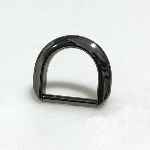 Handbag and Bag Hardware from Guangzhou: 5-Point Die Casting D-Ring Flat D-Clip, Inner Diameter 1.6 cm