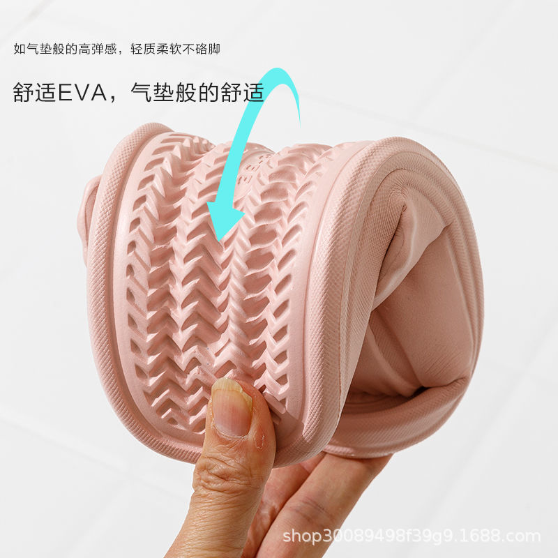 Eva zapatillas de verano de las mujeres de interior pareja de Casa caída de la sensación de los hombres de la casa de fondo grueso zapatillas de baño antideslizante al por mayor