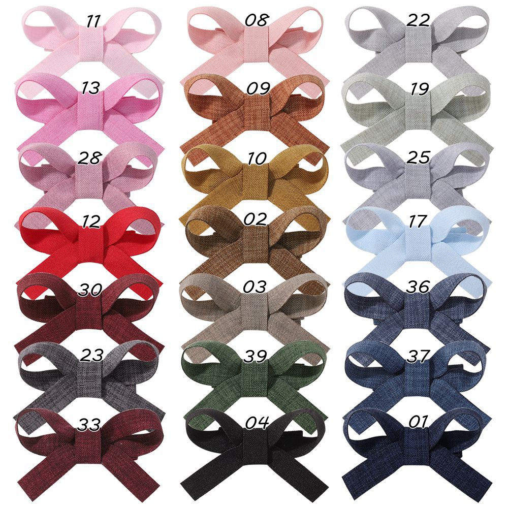 4g Weight Hair Clip Hair Accessories Type Mixed Quantity Holiday, Daily Occasion Alloy Material Bow Knot Pattern Girl'S Gender Simple Style, Classic Style Style Girl'S Simple Style Classic Style Bow Knot Alloy Hair Clip 无