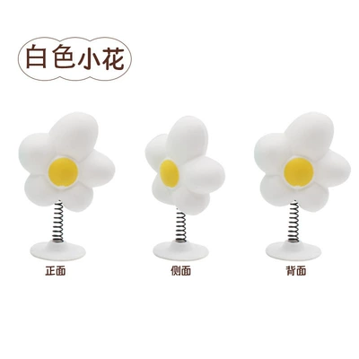 flower helmet universal accessories – Dəbilqə (Kaska) aksesuarları - pure-white-small-flower