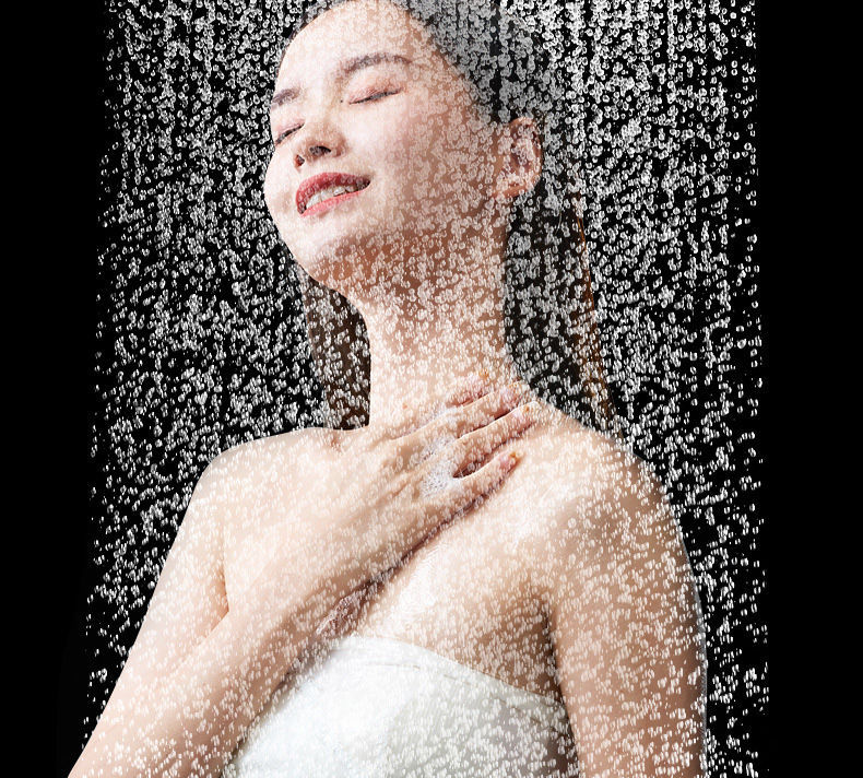 10-inch pressurized showerhead, overhead shower, large showerhead for rain shower, household shower head, bath set Specification drawing