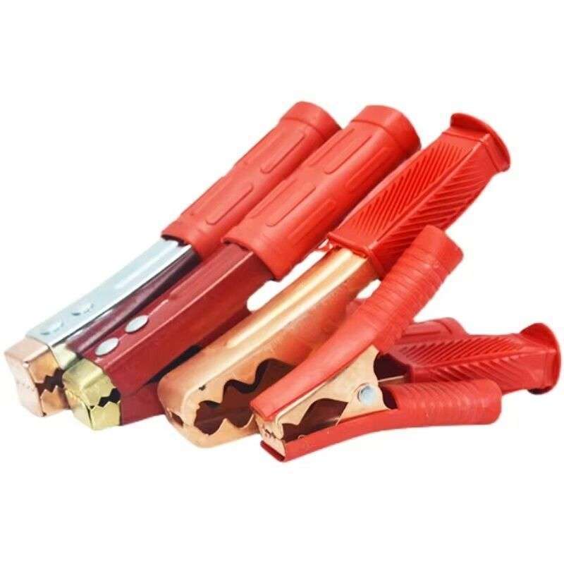 Car Battery Cable Clamps, Pure Copper Jumper Wire Connectors, Large and Small Alligator Clips for Connecting Jumper Cables