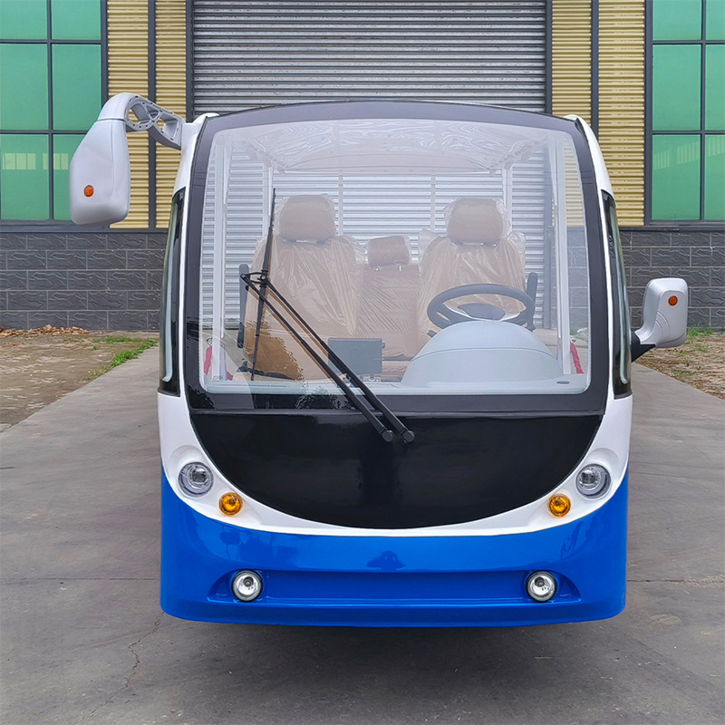 Tourist Car for Hotels, Resorts, and B&Bs, Shuttle for Real Estate Tours, 4 Rows, 11 Seats, Manufacturer's Electric Tourist Car