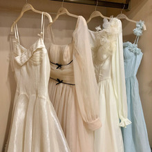 深圳南油2025夏季新款韩系法式吊带连衣裙品牌裙子女装批发货源