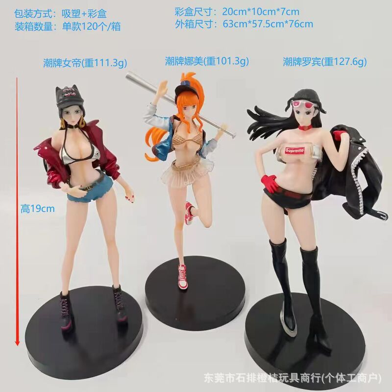 One Piece Gk Trendy Brand Robin Nami Empress Jacket Street Fashion Beautiful Girl Series Figure
