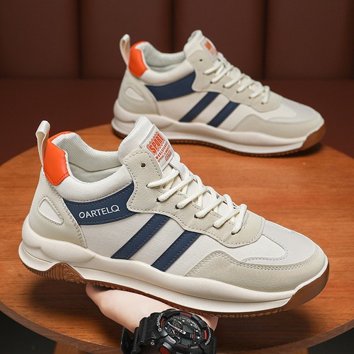 2024 Spring New Retro Fashion Shoes Men's Trendy Korean Style Sports and Casual Men's Shoes Men's Running Trendy Shoes Wholesale