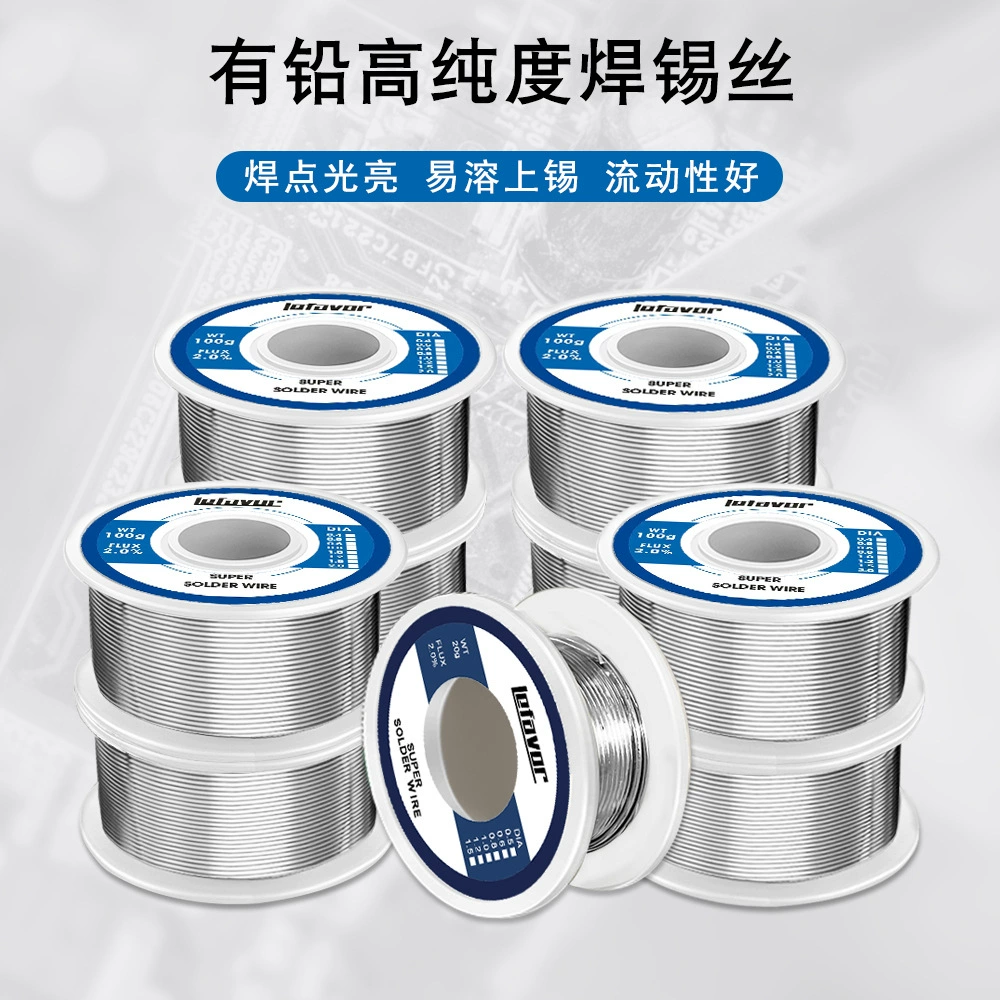 Проволока для свинцового припоя 0,8 мм лента канифоль высокой чистоты низкотемпературная Сварка 1,0 проволока Бытовая Оловянная проволока