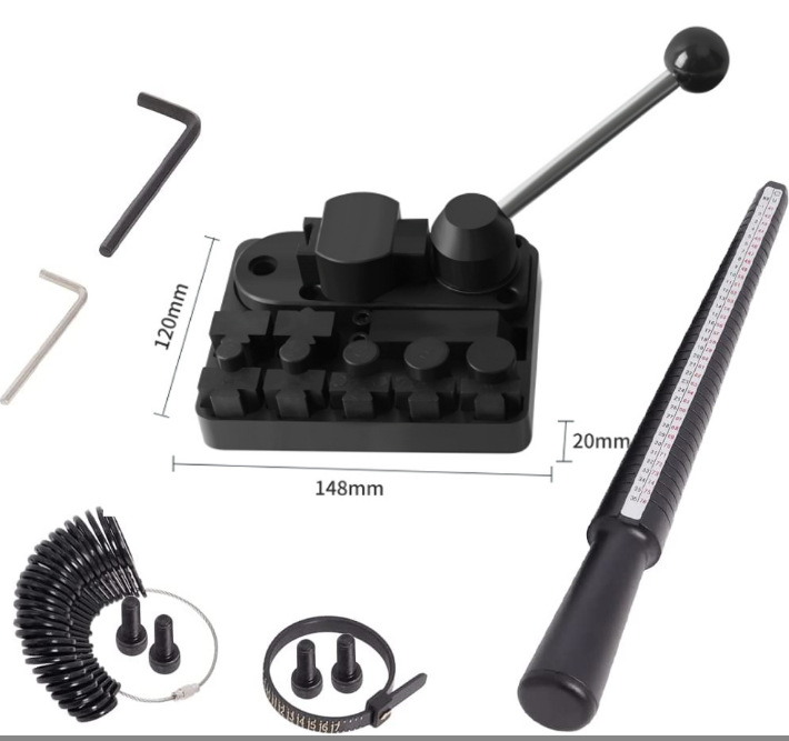 Anillo dobladora pequeña máquina dobladora de plástico oro y plata cobre ronda máquina de prensado formando ronda máquina de laminación herramientas de equipo de joyería