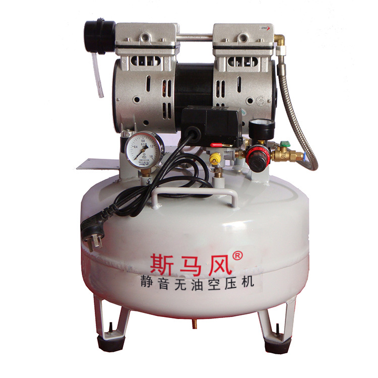 高压无油空压机 小型无油静音气泵 无油静音空压机MX61超静音便携