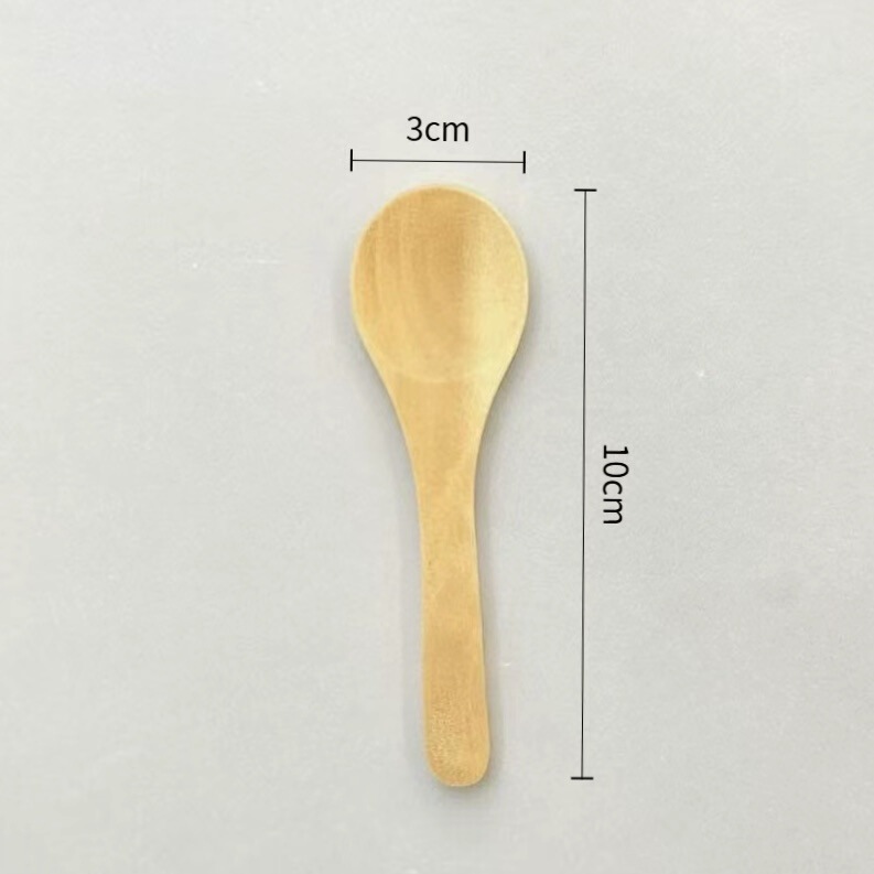 Sye厂家实木迷你无漆餐具家用儿童吃饭搅拌调羹蜂蜜调料批发木勺|undefined