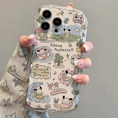 INS可愛いパチャ犬17pmスマホケース14クリーム8/7新作漫画12xr11トレンド15/13PLUS