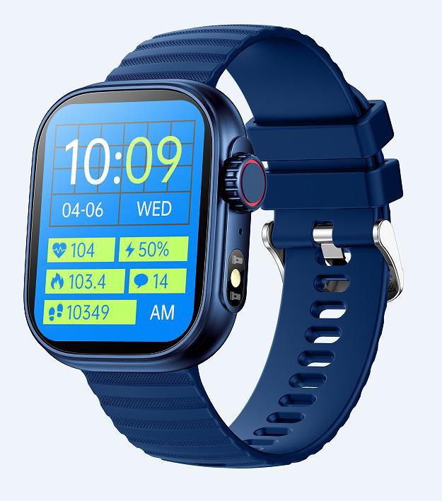 Orologio intelligente Bluetooth CloudPro ZW39 con funzione di monitoraggio della temperatura corporea, promemoria e touchscreen._voghion.com