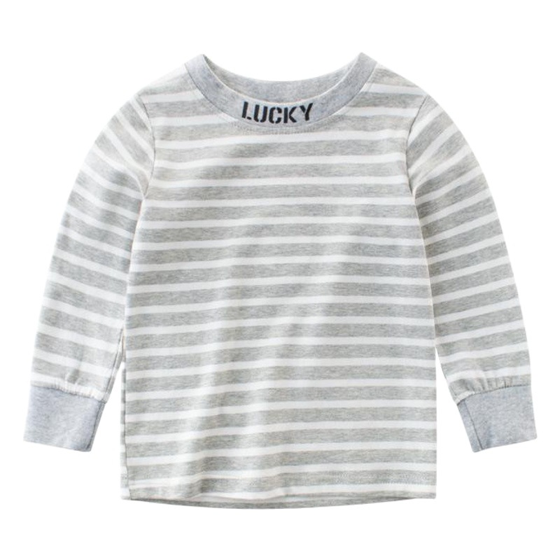 Ropa Infantil 27KIDS, Camiseta Infantil Otoño 2024, Camiseta Básica para Niñas, Ropa de Bebé, Camiseta a Rayas, Venta al por Mayor