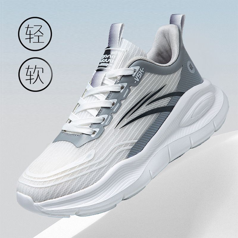 Zapatos deportivos casuales estilo pareja suela gruesa antideslizante verano nuevo estilo malla transpirable amortiguador ultraligero suela suave zapatos para correr zapatos para hombres