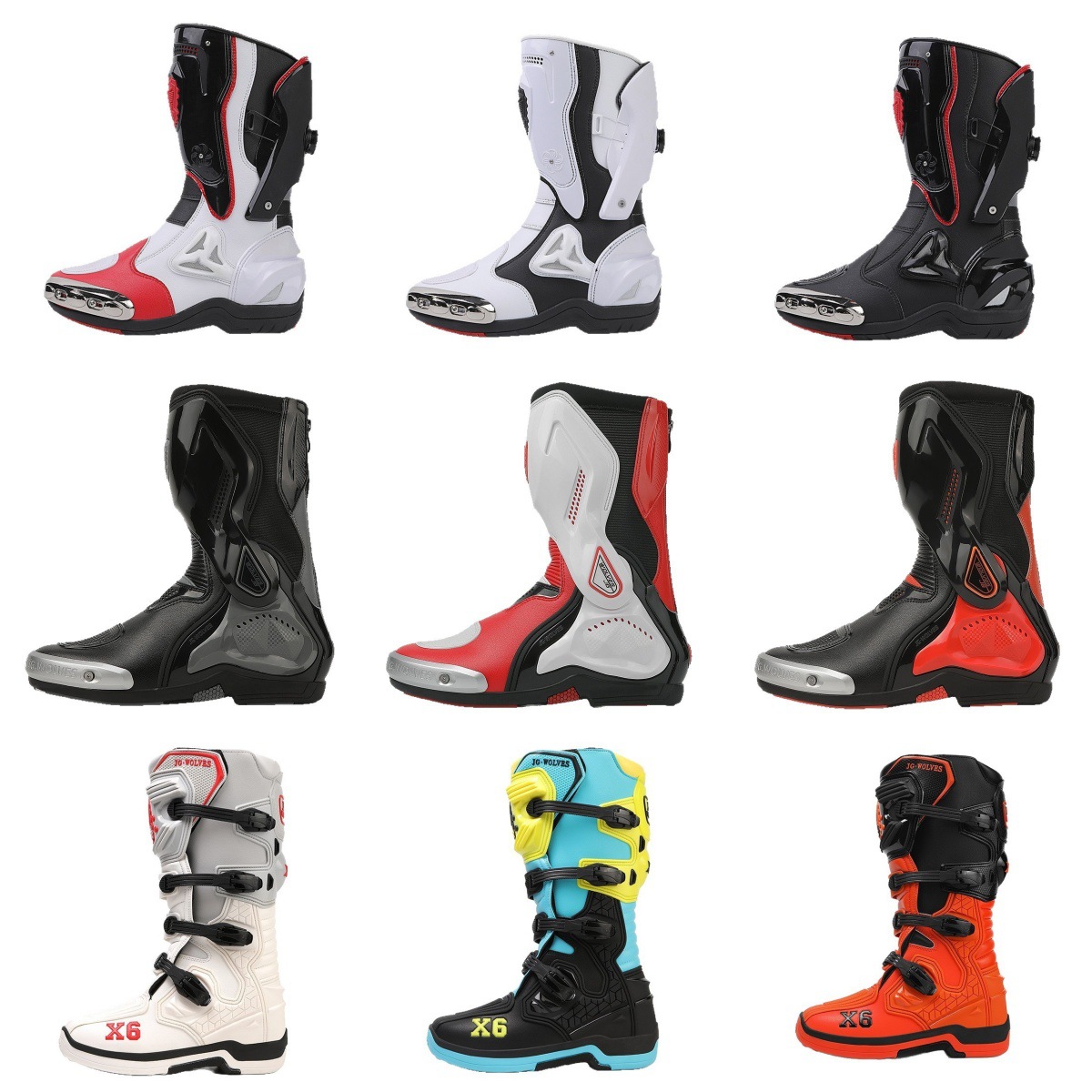 Nuevos zapatos de motocicleta para hombres y mujeres, zapatos de motocicleta para hombres, jinetes de cuatro estaciones, botas de motocicleta, botas de carreras