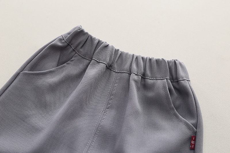 Jungen 2024 Neue Frühling und Herbst Hübsche Kinder College Stil Krawatte Streifen Zwei Stück Set Baby Kleidung Trendy_voghion.com