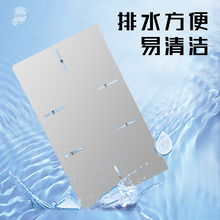 可翻盖卫生间厕所通用盖板蹲便器沐浴板不锈钢踏板蹲坑盖便池盖