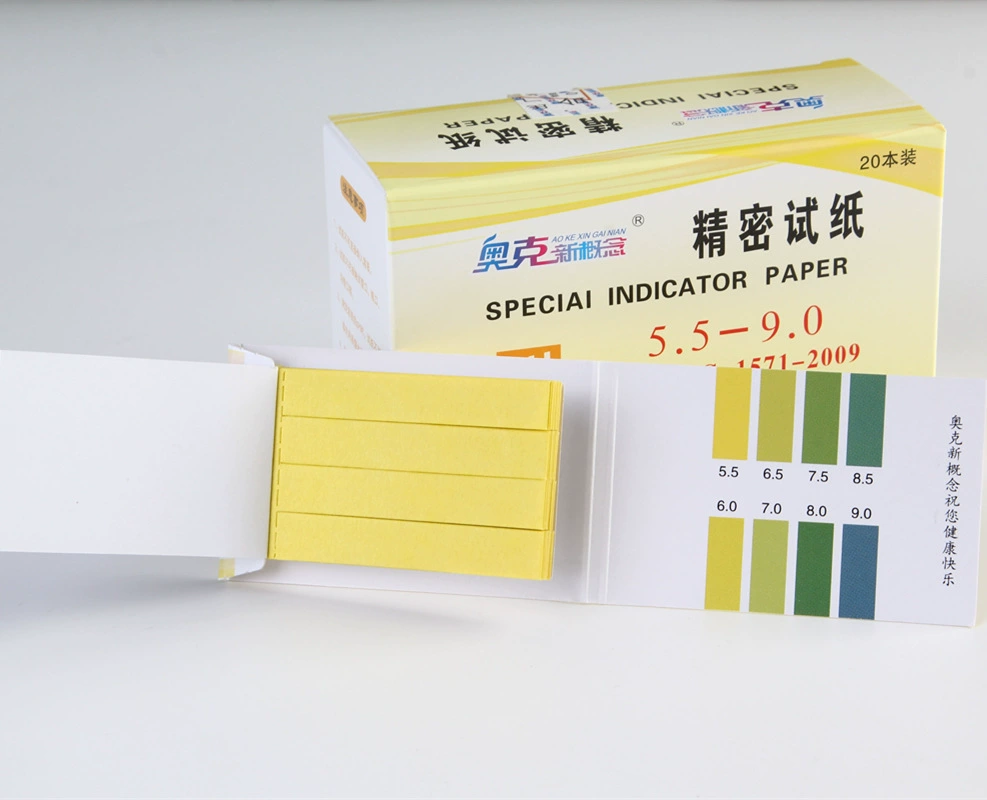 Новый концепт Oak Guangfan широкая тест-полоска 1-14, установка 80, тестирование pH тест-полоска школьники