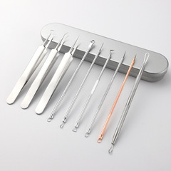 Stainless Steel Acne Needle Set Acne Clip Cell Clip Acne Needle Acne Removal 4-piece Set Beauty Tools Wholesale