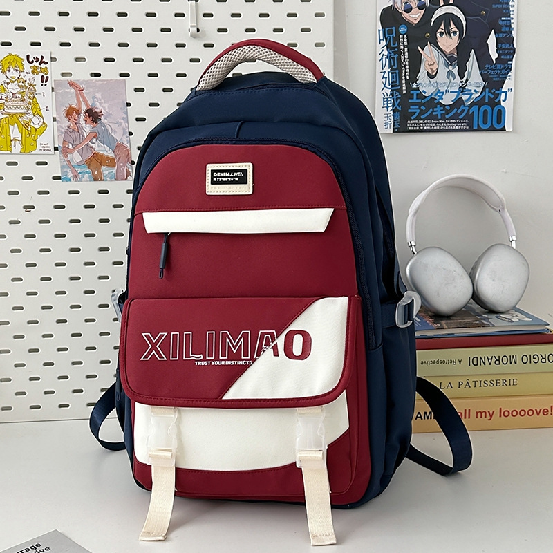 Mochila escolar de gran capacidad para estudiantes de secundaria