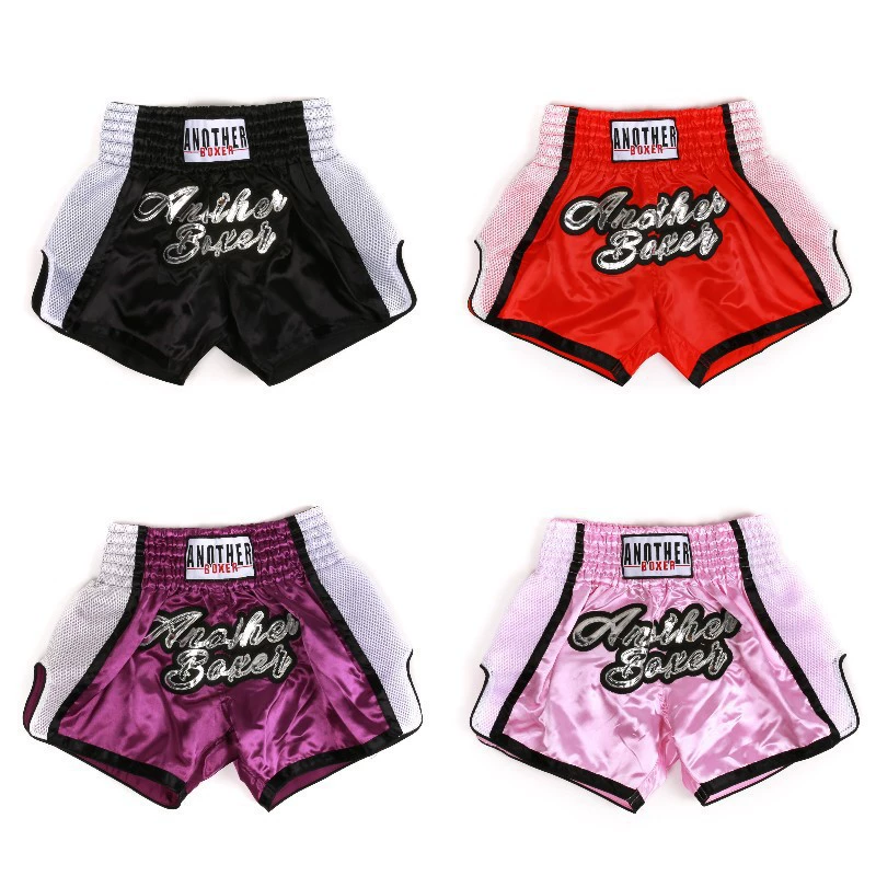 MUAY THAI Брюки для тайского бокса Санда боевые тренировочные брюки для боевых искусств ММА шорты для мужчин, женщин и детей