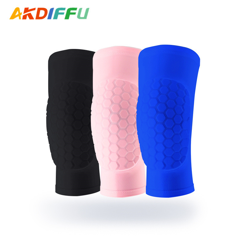 Protector deportivo rodilla de panal rodilla de baloncesto rodilla protector rodilla de fútbol rodilla de baloncesto rodilla de entrenamiento anti-colisión pierna